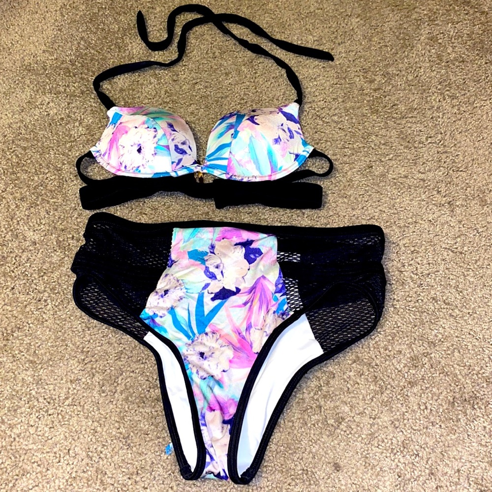 Floral 2-piece bikini